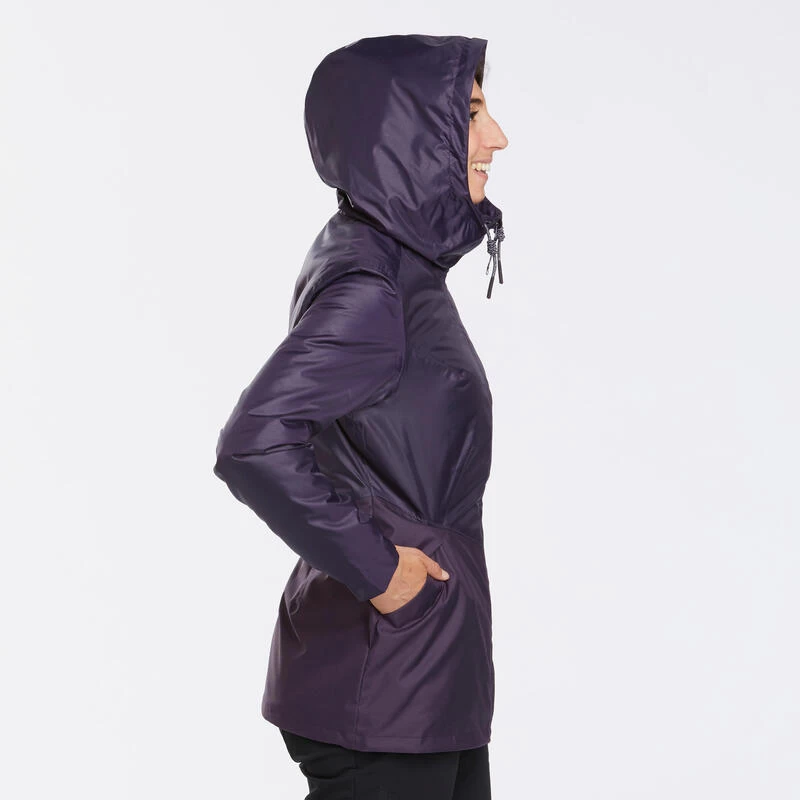Abrigo De Montaña Y Nieve Impermeable Mujer Quechua SH100 Warm Morado 3 Abrigo De Montaña Y Nieve Impermeable Mujer Quechua SH100 Warm Morado - Imagen 3