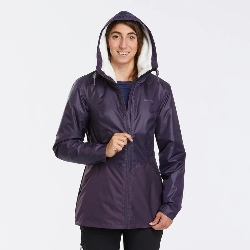 Abrigo De Montaña Y Nieve Impermeable Mujer Quechua SH100 Warm Morado 1 Abrigo De Montaña Y Nieve Impermeable Mujer Quechua SH100 Warm Morado