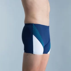 Bañador Hombre Natación Arena Bóxer Azul Marino Blanco Turquesa 6 Bañador Hombre Natación Arena Bóxer Azul Marino Blanco Turquesa -Equipo Deportivo baador hombre natacion arena boxer azul marino blanco turquesa 2