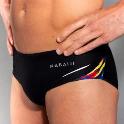Bañador Hombre Natación Slip Nabaiji Azul 900 -Equipo Deportivo baador hombre natacion slip nabaiji negro rojo 900