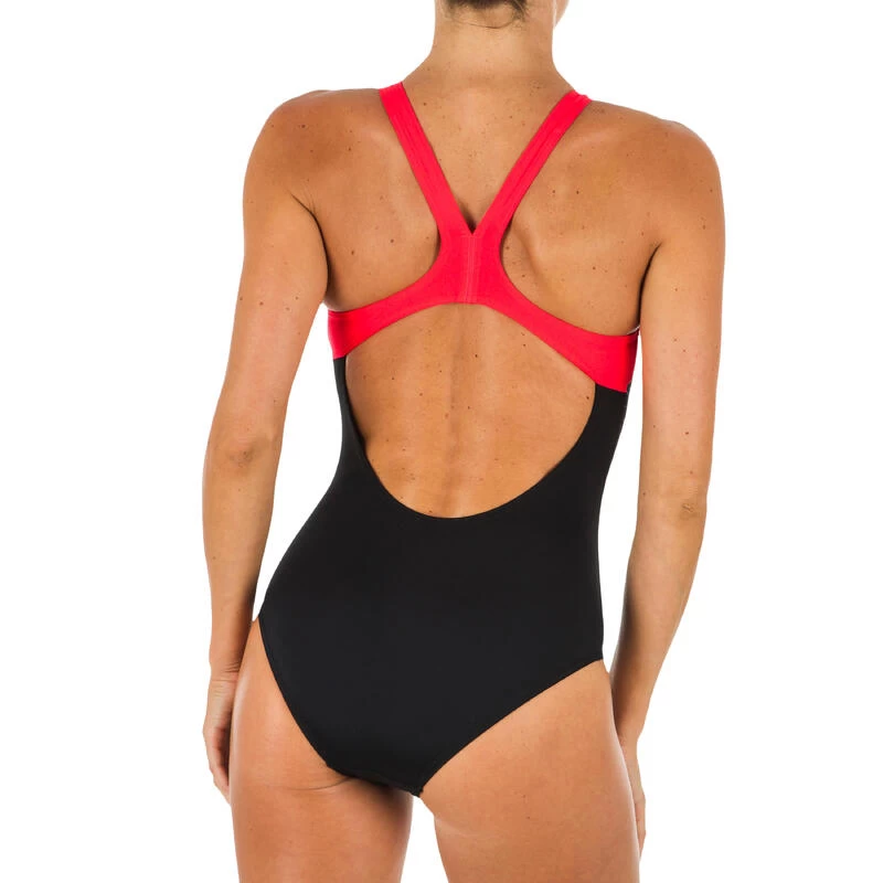Bañador Mujer Natación Arena Swim Pro Negro Coral 2 Bañador Mujer Natación Arena Swim Pro Negro Coral - Imagen 2