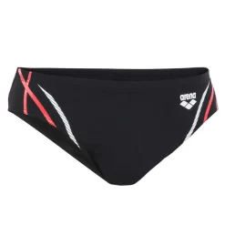 Bañador Slip Natación Arena Negro Blanco Rojo IT*** -Equipo Deportivo baador slip natacion arena negro blanco rojo it 3