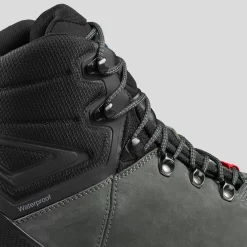 Botas De Montaña Y Trekking Impermeables De Piel Hombre Forclaz Trek 100 -Equipo Deportivo botas de montaa y trekking impermeables de piel hombre forclaz trek 100 3