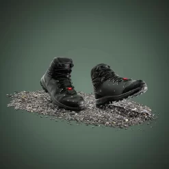 Botas De Montaña Y Trekking Impermeables De Piel Hombre Forclaz Trek 100 -Equipo Deportivo botas de montaa y trekking impermeables de piel hombre forclaz trek 100 4