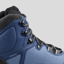 Botas De Montaña Y Trekking Impermeables Mujer Forclaz Trek100 Azul -Equipo Deportivo botas de montaa y trekking impermeables mujer forclaz trek100 azul 2