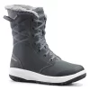 Botas De Nieve Y Apreski Impermeables De Piel Mujer Quechua SH500 U-Warm Gris