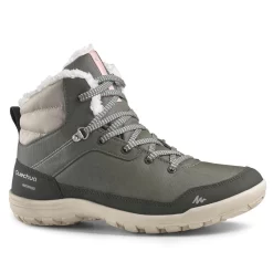 Botas De Nieve Y Apreski Impermeables Mujer Quechua SH100 Warm Caqui