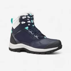 Botas De Nieve Y Apreski Impermeables Mujer Quechua SH520 X-Warm Negro -Equipo Deportivo botas de nieve y apreski impermeables mujer quechua sh520 x warm azul