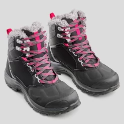 Botas De Nieve Y Apreski Impermeables Mujer Quechua SH520 X-Warm Negro -Equipo Deportivo botas de nieve y apreski impermeables mujer quechua sh520 x warm negro 1