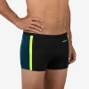 Bóxer Natación Yoko Hombre Negro Amarillo Azul