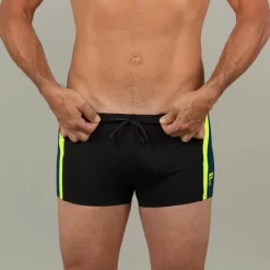 Bóxer Natación Yoko Hombre Negro Amarillo Azul -Equipo Deportivo boxer natacion yoko hombre negro amarillo azul 3