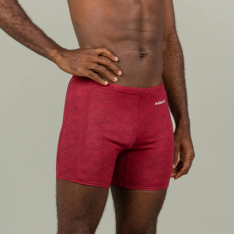 Bañador Hombre Natación Bóxer Largo Nabaiji Negro 5 Bañador Hombre Natación Bóxer Largo Nabaiji Negro - Imagen 5