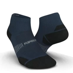 Calcetines Running RUN900 Azul Pizarra Finos MID