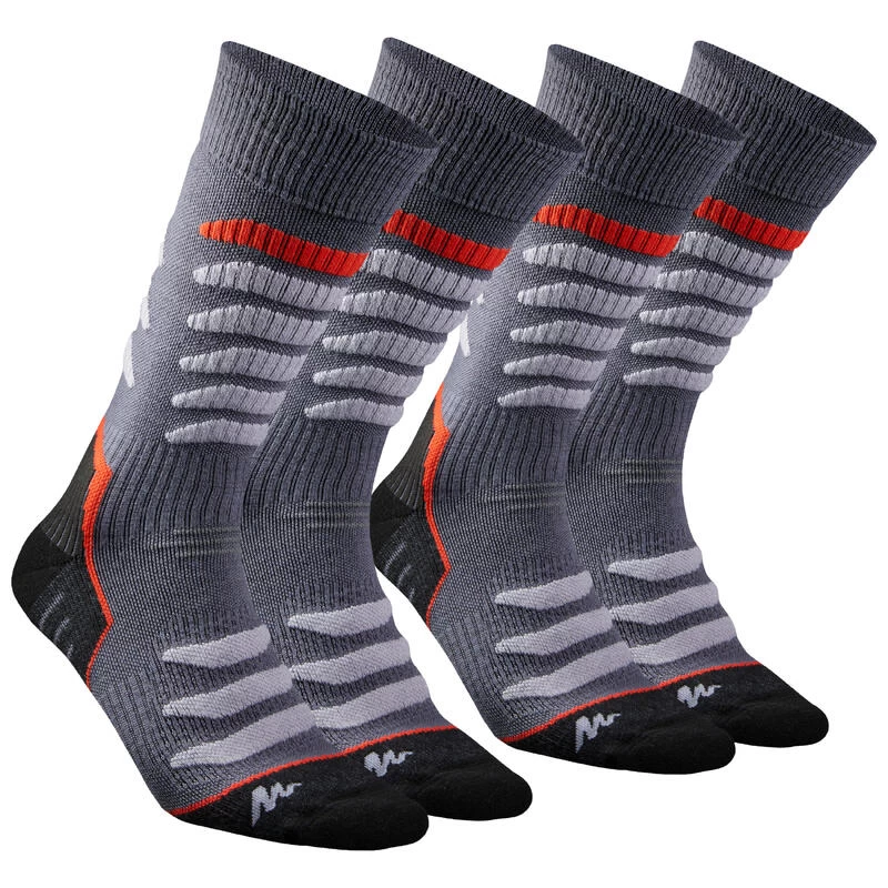 Calcetines Térmicos De Trekking Y Montaña Adulto Quechua SH920 Warm Gris 2 Pares 1 Calcetines Térmicos De Trekking Y Montaña Adulto Quechua SH920 Warm Gris 2 Pares