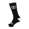 Calcetines Unisex Con Refuerzos Compresivos Mooquer Panda Stan Negros Bordados