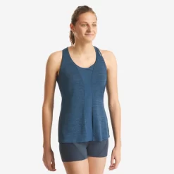 Camiseta De Escalada Y Montaña Tirantes Mujer Simond Race Azul