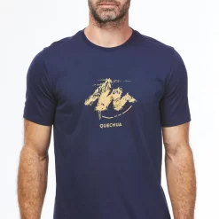 Camiseta De Montaña Y Trekking Manga Corta Hombre Quechua NH500 Azul -Equipo Deportivo camiseta de montaa y trekking manga corta hombre quechua nh500 azul 4
