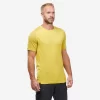Camiseta De Montaña Y Trekking Manga Corta Lana Merino Hombre Forclaz MT500