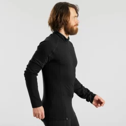 Camiseta Montaña Y Trekking Lana Merina Con Cremallera Hombre Forclaz MT500 -Equipo Deportivo camiseta montaa y trekking lana merina con cremallera hombre forclaz mt500 2