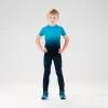 Camiseta Running Manga Corta Niños Kiprun Skincarte Azul