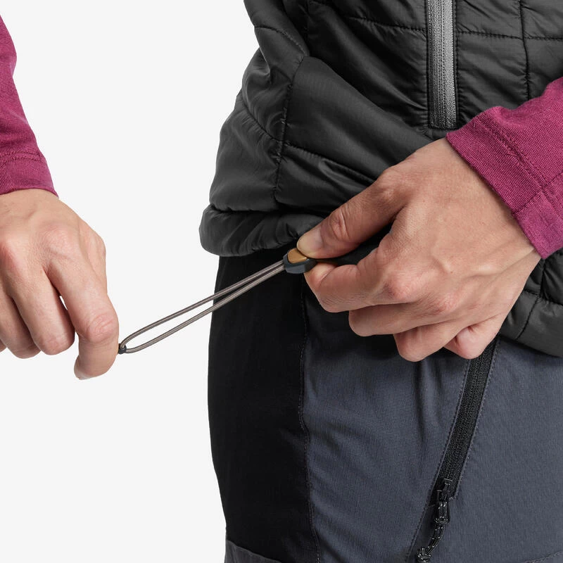 Chaleco Acolchado De Montaña Y Trekking Mujer Forclaz MT100 Negro 4 Chaleco Acolchado De Montaña Y Trekking Mujer Forclaz MT100 Negro - Imagen 4