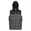 Regatta Chaleco Forro Polar Nevado Sin Mangas Para Hombre Negro, Gris Oscuro