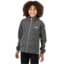 Regatta Chaqueta Base Elástica Cremallera Completa Avalon Para Niños Niñas Gris Seal