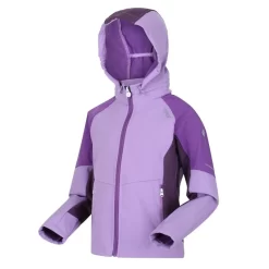 Regatta Chaqueta Eastcott De Softshell Para Niños/Niñas Púrpura Zafiro -Equipo Deportivo chaqueta eastcott de softshell para niosnias purpura zafiro 3