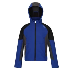 Regatta Chaqueta Eastcott De Softshell Para Niños/Niñas Púrpura Zafiro -Equipo Deportivo chaqueta eastcott de softshell para niosnias surf spray negro