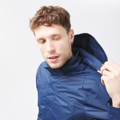 Chaqueta Impermeable De Montaña Y Trekking Hombre Quechua MH100 -Equipo Deportivo chaqueta impermeable de montaa y trekking hombre quechua mh100 3