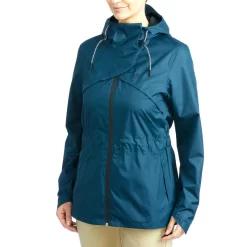 Chaqueta Impermeable De Montaña Y Trekking Mujer Quechua NH500