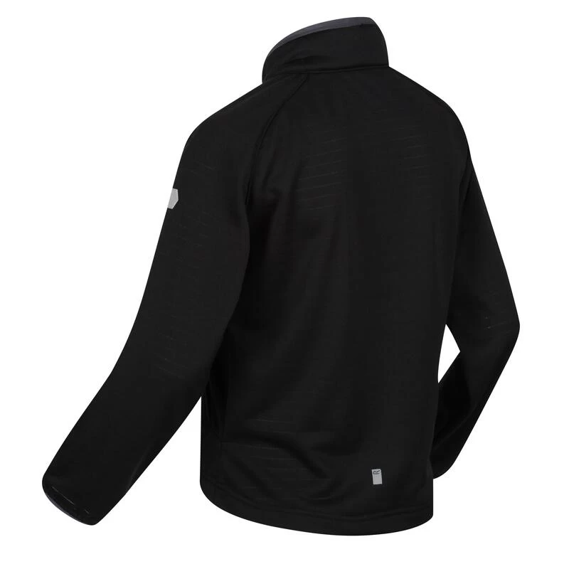 Regatta Chaqueta Softshell Highton Lite II Para Niños/Niñas Negro 3 Regatta Chaqueta Softshell Highton Lite II Para Niños/Niñas Negro - Imagen 3