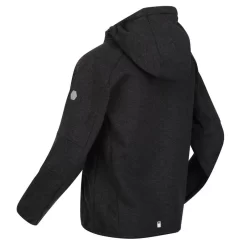 Regatta Chaqueta Softshell Maxwell Jaspeada Para Niños/Niñas Negro -Equipo Deportivo chaqueta softshell maxwell jaspeada para niosnias negro 2