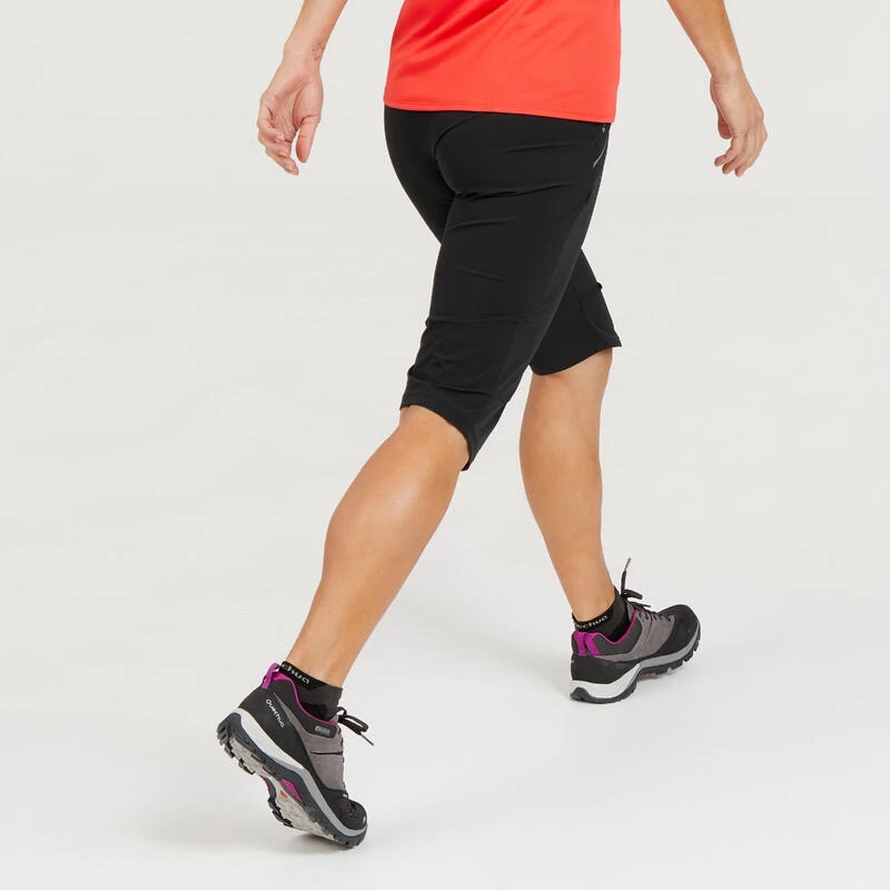 Corsario De Montaña Y Trekking Mujer Quechua MH500 Negro 2 Corsario De Montaña Y Trekking Mujer Quechua MH500 Negro - Imagen 2