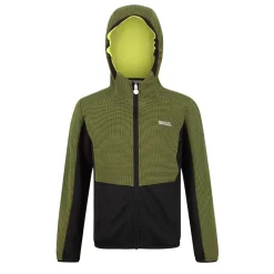 Regatta Forro Polar Highton Para Niños/Niñas Negro -Equipo Deportivo forro polar highton para niosnias kiwi llamativo negro