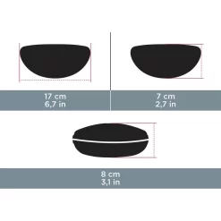 Funda Gafas Rígida Quechua Case 560 Negro 9 Funda Gafas Rígida Quechua Case 560 Negro -Equipo Deportivo funda gafas rigida quechua case 560 negro 4