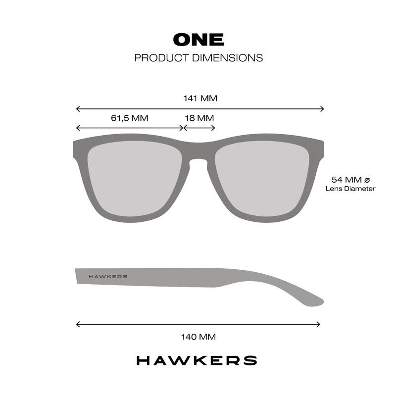 HAWKERS Gafas De Sol Para Hombre Y Mujer BLACK JOKER POLARIZED - ONE RAW 3 HAWKERS Gafas De Sol Para Hombre Y Mujer BLACK JOKER POLARIZED - ONE RAW - Imagen 3