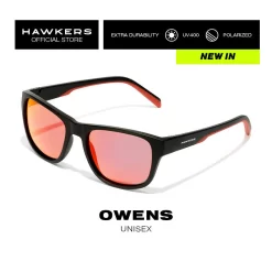 HAWKERS Gafas De Sol Para Hombre Y Mujer BLACK DARK POLARIZED - OWENS -Equipo Deportivo gafas de sol para hombre y mujer black red ruby polarized owens