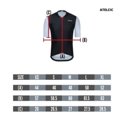 Maillot De Ciclismo Manga Corta Verano Hombre Atelcic NARIUS A22 Blanco -Equipo Deportivo maillot de ciclismo manga corta verano hombre atelcic narius a22 blanco 4
