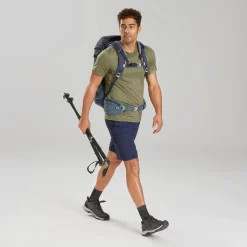 Pantalón Corto De Montaña Y Trekking Hombre Quechua MH100 Azul 9 Pantalón Corto De Montaña Y Trekking Hombre Quechua MH100 Azul -Equipo Deportivo pantalon corto de montaa y trekking hombre quechua mh100 azul 3