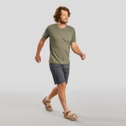 Pantalón Corto De Montaña Y Trekking Hombre Quechua NH100 Fresh Gris -Equipo Deportivo pantalon corto de montaa y trekking hombre quechua nh100 fresh gris 2