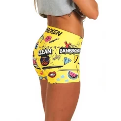 Pantalón Corto Short Mujer Banbroken PURPLE LIFT Morado -Equipo Deportivo pantalon corto short mujer banbroken yellow fun amarillo
