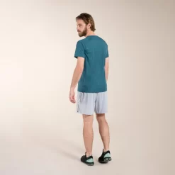 Pantalón Corto Trail Running Hombre Gris Holgado -Equipo Deportivo pantalon corto trail running hombre gris holgado 3