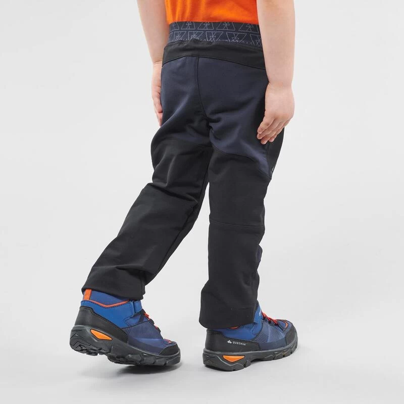Pantalón De Montaña Y Trekking De Invierno Niños 2-6 Años Quechua MH550 Negro 2 Pantalón De Montaña Y Trekking De Invierno Niños 2-6 Años Quechua MH550 Negro - Imagen 2