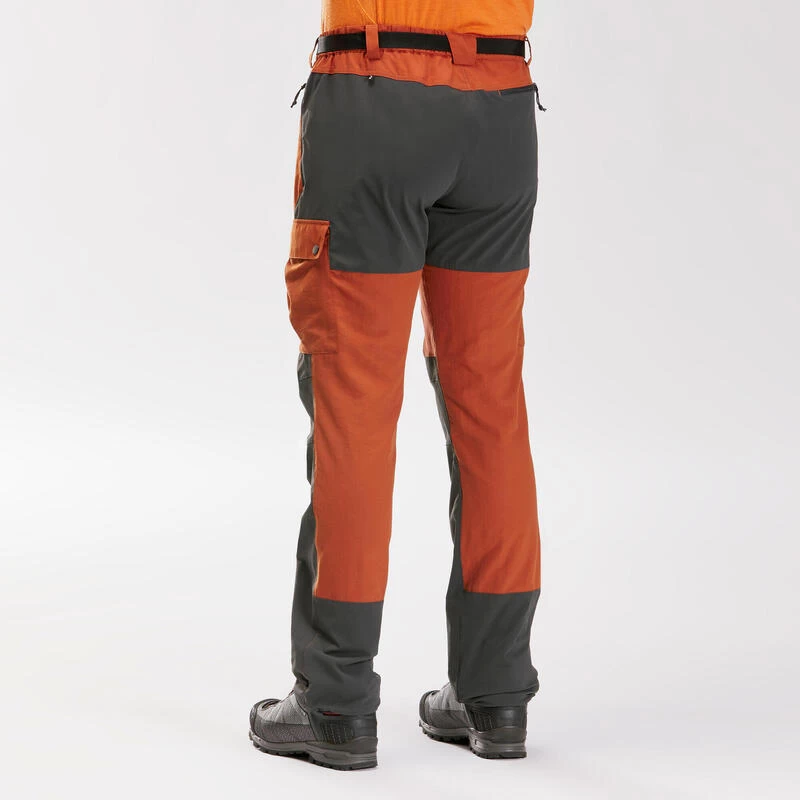 Pantalón De Montaña Y Trekking Resistente Hombre MT500 Naranja 2 Pantalón De Montaña Y Trekking Resistente Hombre MT500 Naranja - Imagen 2