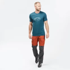 Pantalón De Montaña Y Trekking Resistente Hombre MT500 Naranja 7 Pantalón De Montaña Y Trekking Resistente Hombre MT500 Naranja -Equipo Deportivo pantalon de montaa y trekking resistente hombre mt500 naranja 2