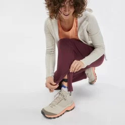 Pantalón Desmontable Montaña Y Trekking Mujer Quechua MH550 Granate -Equipo Deportivo pantalon desmontable montaa y trekking mujer quechua mh550 granate 3