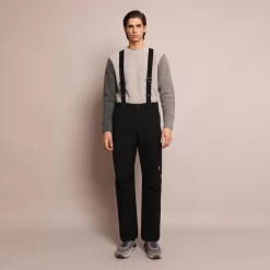 Pantalón Esquí Regular Tirantes Ajustables Hombre SCALPERS ADN SKI PANT Negro