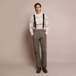 Pantalón Esquí Regular Tirantes Ajustables Hombre SCALPERS ADN SKI PANT Negro -Equipo Deportivo pantalon esqui regular tirantes ajustables hombre scalpers adn ski pant verde