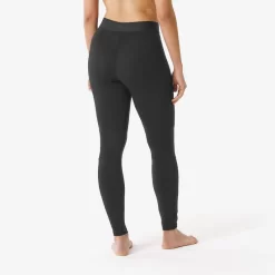 Pantalón Interior De Montaña Y Trekking Lana Merino Mujer Forclaz Trek500 Negro -Equipo Deportivo pantalon interior de montaa y trekking lana merino mujer forclaz trek500 negro 1